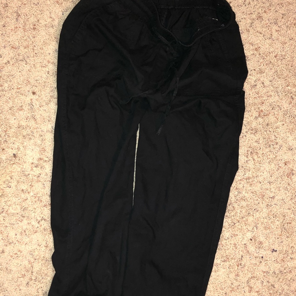 black joggers